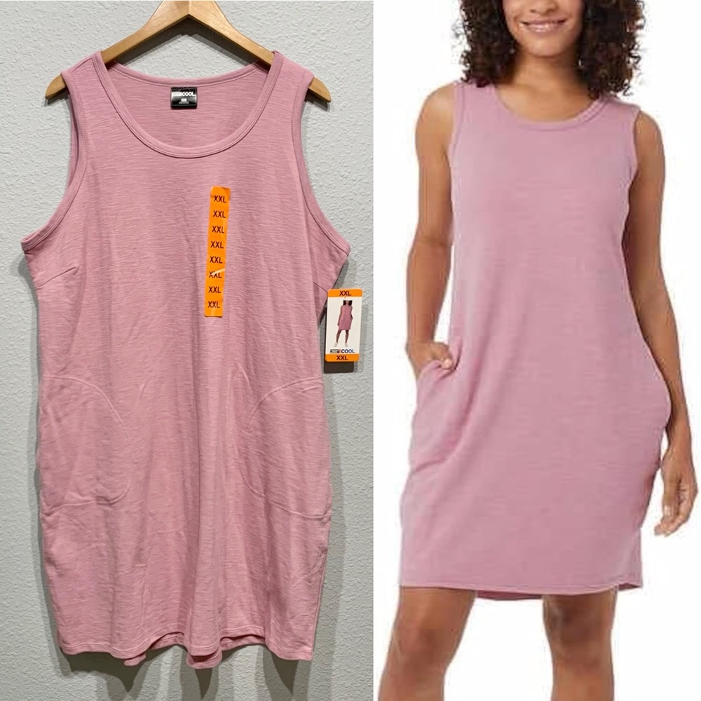 32 Degrees Casual Sleeveless Rose Pink Dress